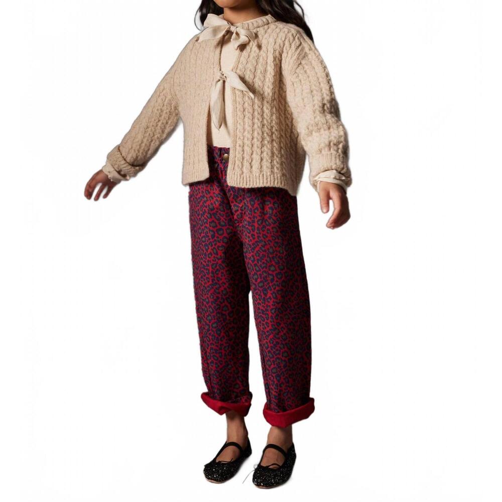 NEW COZMO kid's martinique cardigan in stone